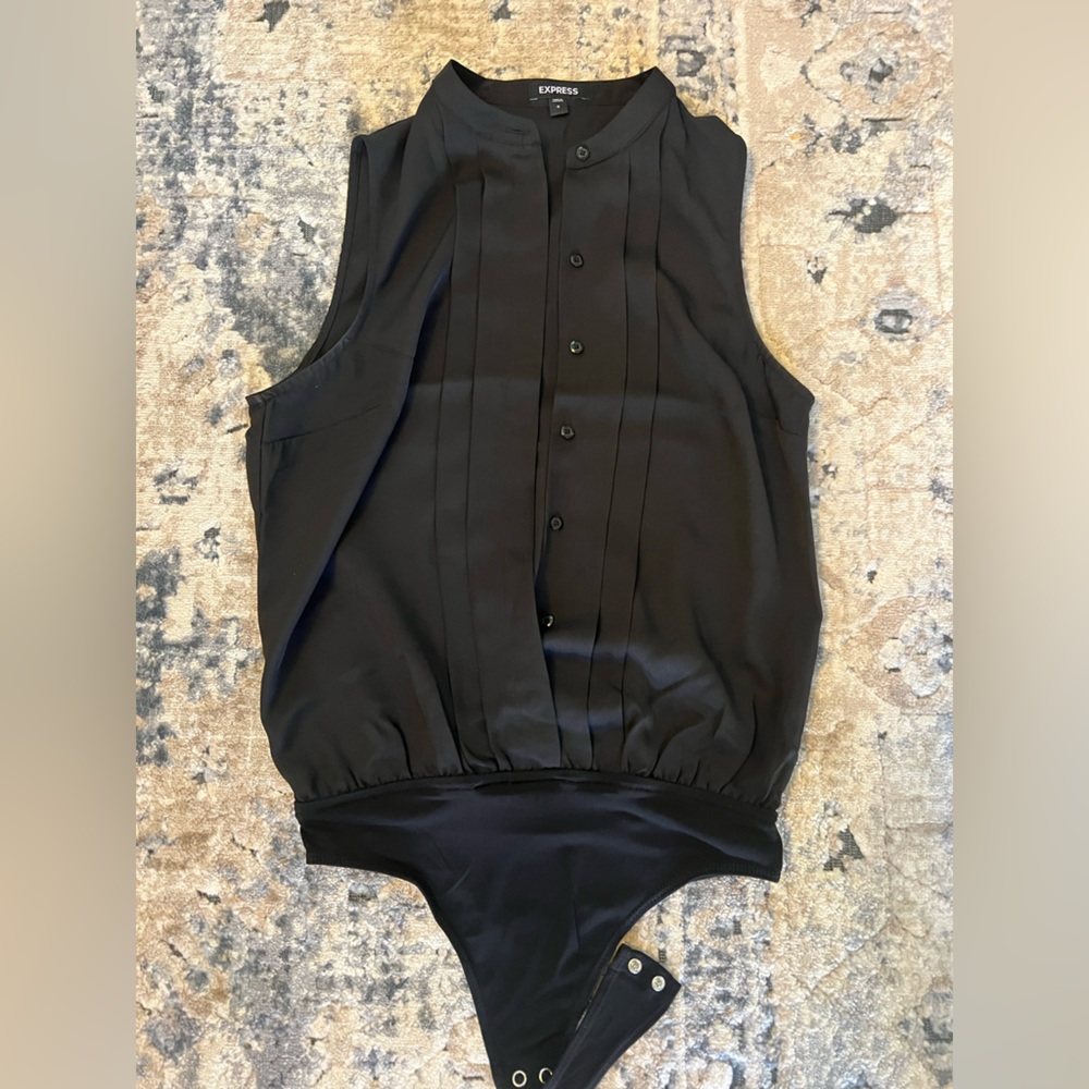 Express, Black bodysuit, Size Small